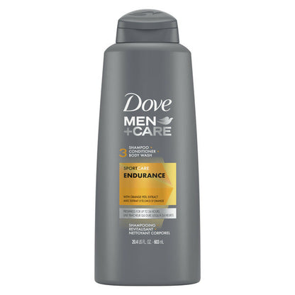 Dove Men+Care 3 In 1 Shampoo Conditioner Body Wash Endurance