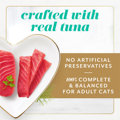 Fancy Feast Gems Pate Cat Food Mousse With Tuna and a Halo of Savory Gravy Cat Food
