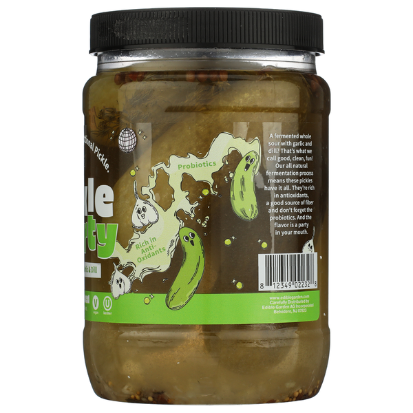Pickle Party Fermented Whole Sour With Garlic &amp; Dill