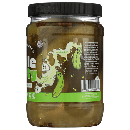 Pickle Party Fermented Whole Sour With Garlic &amp; Dill