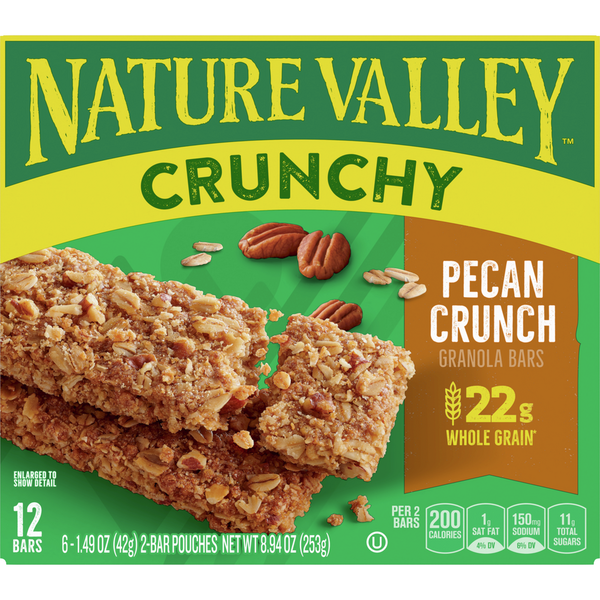 Nature Valley Pecan Crunch Crunchy Granola Bars  DestGlow
