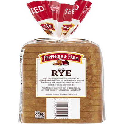 Pepperidge Farm Jewish Rye Seeded Rye Bread
