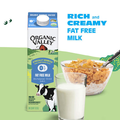 Organic Valley® Organic Skim (Fat Free) Milk