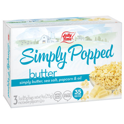 Jolly Time Simply Popped Butter Microwave Popcorn