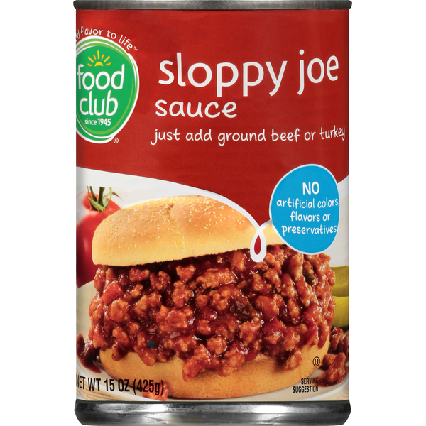 Food Club Sloppy Joe Sauce  DestGlow