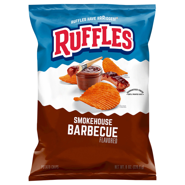 Ruffles Smokehouse BBQ Potato Chips  DestGlow