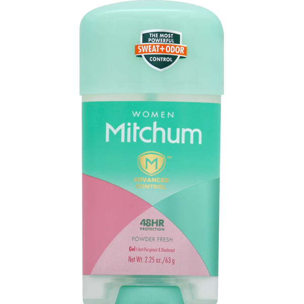 Mitchum Anti-Perspirant &amp; Deodorant, Women, Gel, Powder Fresh
