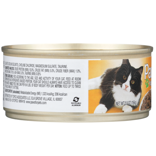 Paws Happy Life Chicken &amp; Tuna Dinner Classic Cat Food  DestGlow