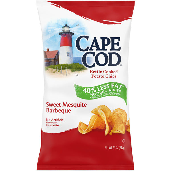 Cape Cod Less Fat Sweet Mesquite Barbeque Chips  DestGlow