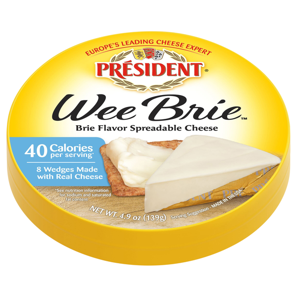 Président Wee Brie snack portions  DestGlow