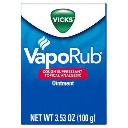 Vicks Vaporub Original Cough Suppressant Topical Analgesic
