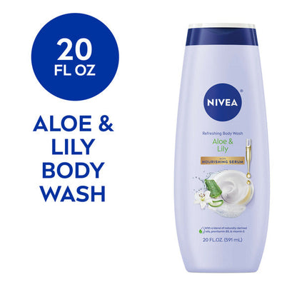 NIVEA Aloe &amp; Lily Refreshing Body Wash