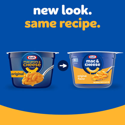 Kraft Original Mac &amp; Cheese Easy Microwavable Dinner