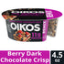 Oikos REMIX Berry Dark Chocolate Crisp 11g Protein Mixed Berry Nonfat Yogurt with Dark Chocolate and White Fudge Berry Granola Mix-Ins, 4.5 oz Cup  DestGlow