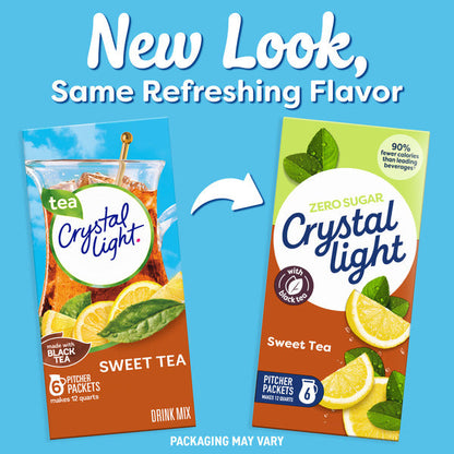 Crystal Light Sweet Tea Naturally Flavored Powdered Drink Mix