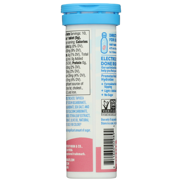 Nuun Zero Rspbrrylmnade Tab 6(8X10)Ct Us  DestGlow