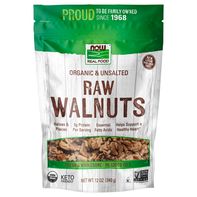 NOW Real Food Walnuts, Organic &amp; Unsalted, Raw️  DestGlow