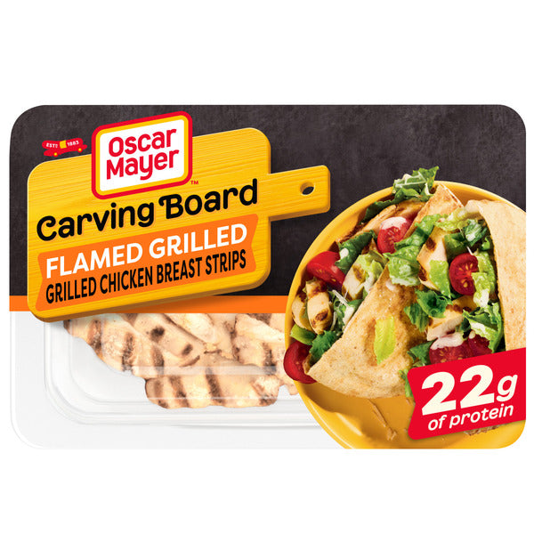 Oscar Mayer Carving Board Flame Grilled Chicken Breast Strips  DestGlow