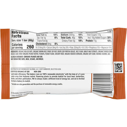 CLIF BAR Crunchy Peanut Butter Energy Bar, Non-Gmo, Plant Based Protein Bars