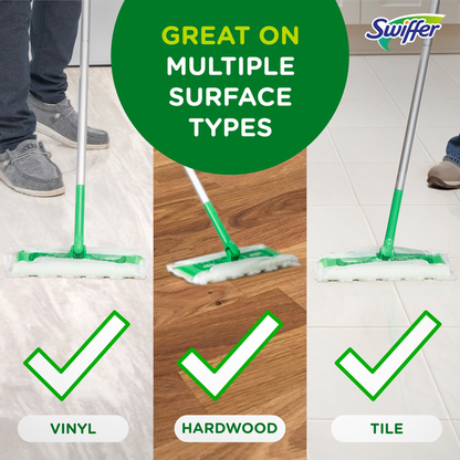 Swiffer Sweep and Mop, Dry + Wet Floor Kit  DestGlow