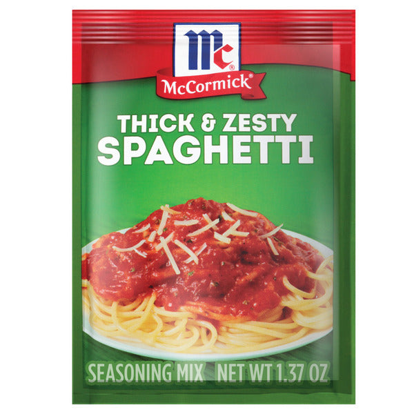 McCormick Thick And Zesty Spaghetti Sauce Seasoning Mix  DestGlow