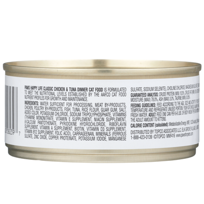 Paws Happy Life Chicken &amp; Tuna Dinner Classic Cat Food