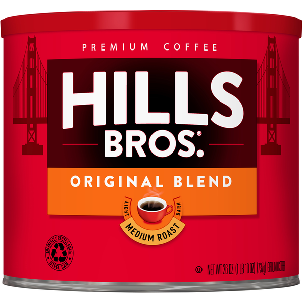 Hills Bros. Coffee, Ground, Medium Roast, Original Blend  DestGlow