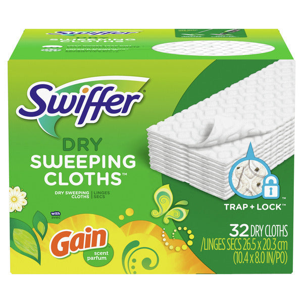 Swiffer Dry Sweeping Cloth Refills, With Gain Scent  DestGlow