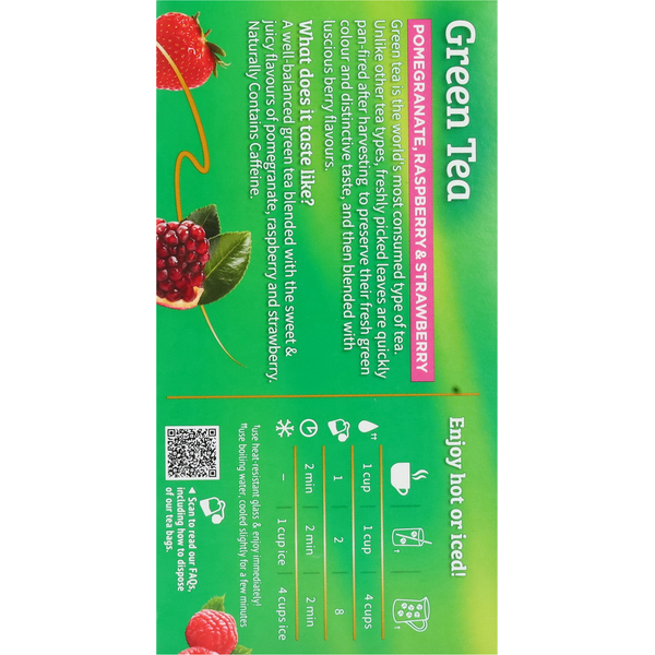 Twinings Pomegranate, Raspberry &amp; Strawberry Green Tea