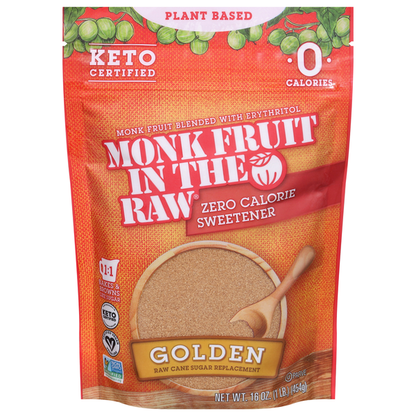 Monk Fruit in the Raw Sweetener, Zero Calorie, Golden  DestGlow