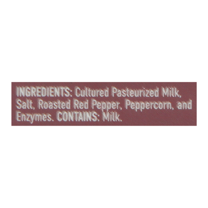 Wood River Creamery Cheese, Gruyere, Cheddar, Roasted Red Pepper &amp; Cracked Peppercorn