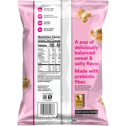 Smartfood Fiber Pop Popcorn Sweet &amp; Salty