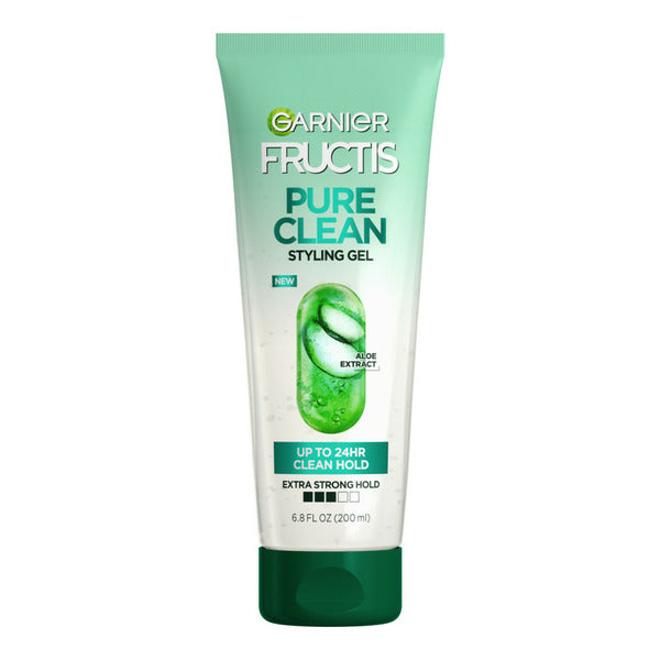 Garnier Pure Clean Styling Gel, Up to 24HR Clean Hold, Pure Clean Gel  DestGlow