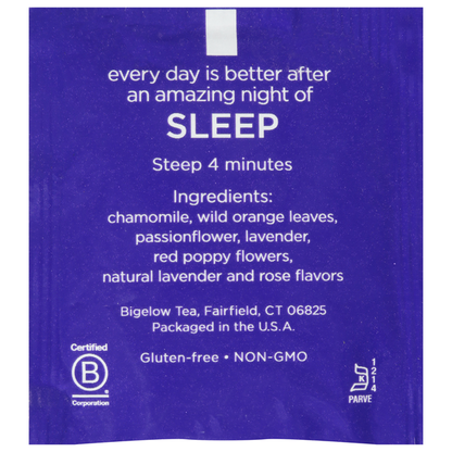Bigelow Benefits Chamomile &amp; Lavender Herbal Tea Bags