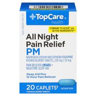 TopCare All Night Pain Relief, PM, Caplets️  DestGlow