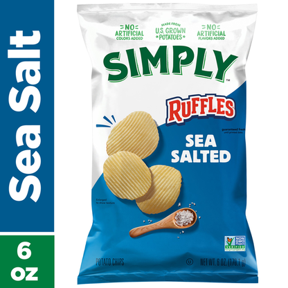 Ruffles Sea Salt Potato Chips