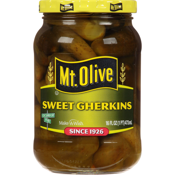 Mt. Olive Sweet Gherkin Pickles  DestGlow