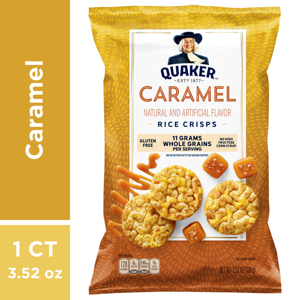 Quaker Rice Crisps, Caramel
