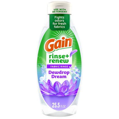 Gain Rinse and Renew Fabric Rinse, Dewdrop Dream