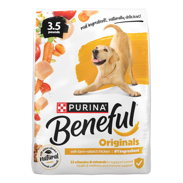 Purina Beneful Purina Beneful Originals With Farm-Raised Chicken Natural Dog Food Dry Recipe With Added Vitamins, Minerals and Nutrients