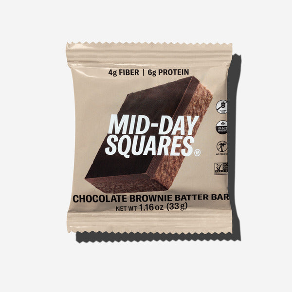 Mid-Day Squares, Brownie Batter, Functional Chocolate  DestGlow