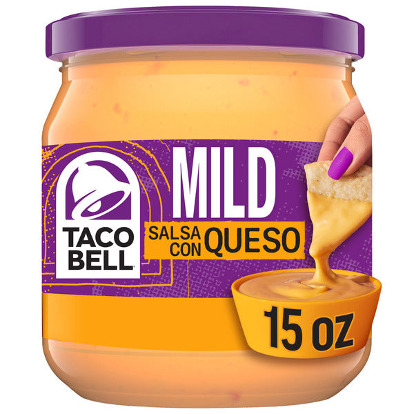 Taco Bell Mild Salsa Con Queso Cheese Dip  DestGlow