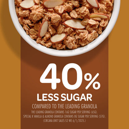 Kellogg’s Special K Granola, Protein Granola, Fiber Snacks, Vanilla and Almond,  Bag (1 Bag)