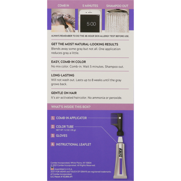 Just For Men Haircolor Kit, Black T-55  DestGlow