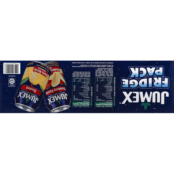 Jumex Nectar, Guava, Strawberry-Banana, Fridge Pack  DestGlow