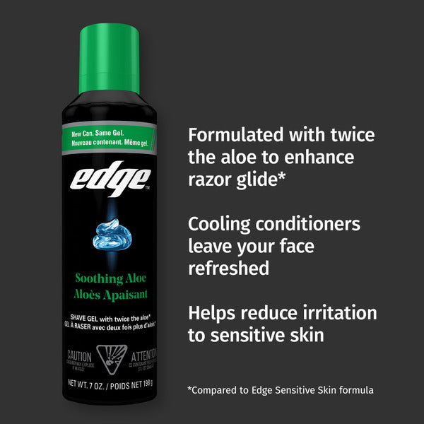 Edge Shave Gel For Men Soothing Aloe  DestGlow