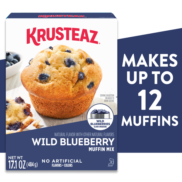 Krusteaz Wild Blueberry Muffin Mix  DestGlow