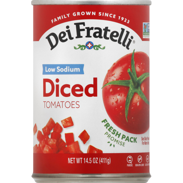Dei Fratelli Tomatoes, Low Sodium, Diced  DestGlow