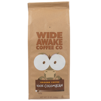Wide Awake Mild 100% Colombian 100% Arabica Ground Coffee