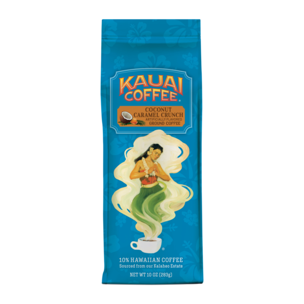 Kauai Coffee Coconut Caramel Crunch Coffee  DestGlow